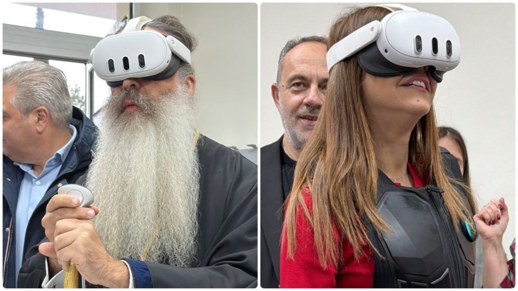 Υπάτη: Όταν ο Μητροπολίτης Φθιώτιδας και η Υπουργός Παιδείας έβαλαν τα VR - Δείτε ΒΙΝΤΕΟ