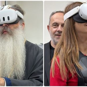 Υπάτη: Όταν ο Μητροπολίτης Φθιώτιδας και η Υπουργός Παιδείας έβαλαν τα VR - Δείτε ΒΙΝΤΕΟ