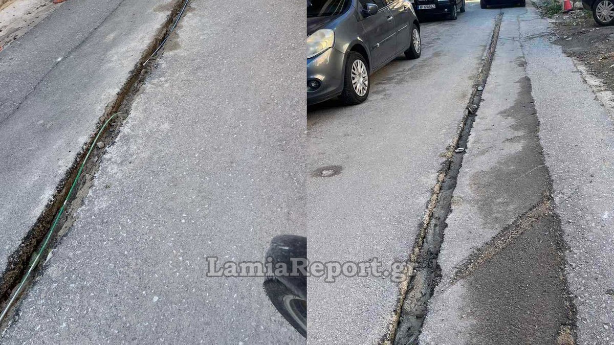 Λαμία: Δρόμοι - παγίδες εξαιτίας ημιτελών έργων προκαλούν ατυχήματα (ΦΩΤΟ-ΒΙΝΤΕΟ)