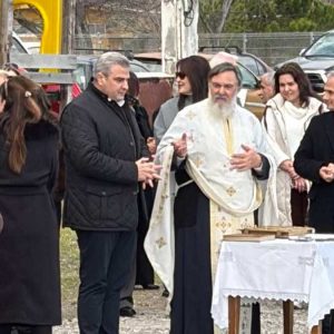 Στο Καινούριο για τον Καθαγιασμό των Υδάτων ο Ηλίας Σανίδας