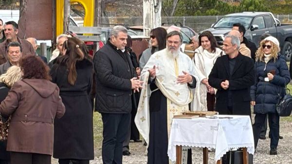 Στο Καινούριο για τον Καθαγιασμό των Υδάτων ο Ηλίας Σανίδας