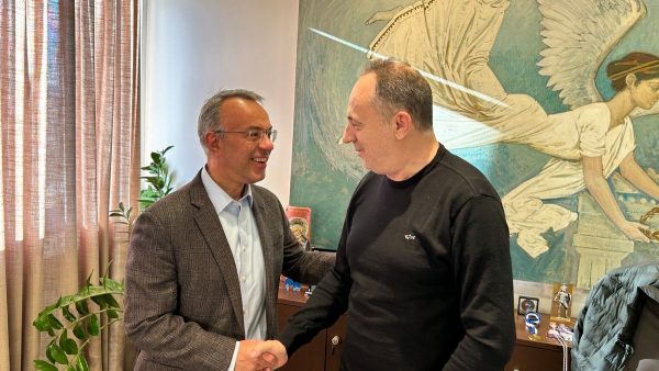 Συνάντηση εργασίας Πανουργιά Παπαϊωάννου με τον Βουλευτή Χρήστο Σταϊκούρα