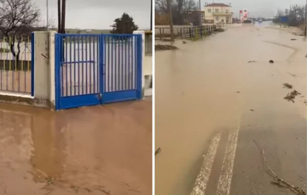 Μαθητές εγκλωβίστηκαν σε σχολείο στον Έβρο λόγω σφοδρής πλημμύρας από την κακοκαιρία