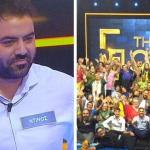 Ένας Λαμιώτης να μπαίνει στο παιχνίδι του ΣΚΑΙ "The Floor" με τον Γιώργο Λιανό