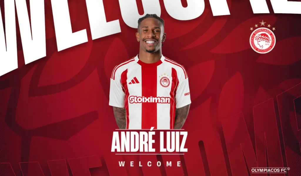 Ο Ολυμπιακός ανακοίνωσε την απόκτηση του Αντρέ Λουίζ από τη Ρίο Άβε