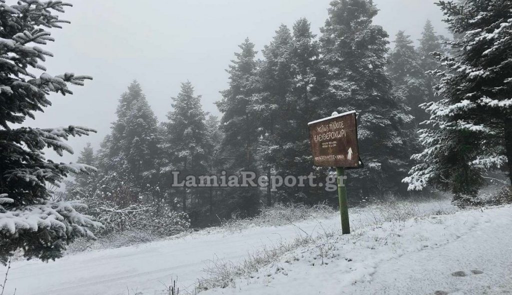 Φθιώτιδα: Οι χαμηλές θερμοκρασίες υπόσχονται λίγα χιόνια και πιο… χαμηλά