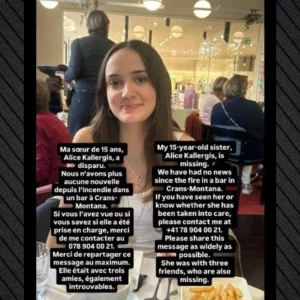 15χρονη Ελληνίδα αγνοείται μετά την τραγωδία στο κλαμπ στο Κραν Μοντανά