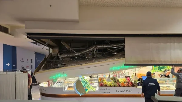 Κατέρρευσε κομμάτι οροφής σε εμπορικό κέντρο της Θεσσαλονίκης - Μία γυναίκα τραυματίστηκε