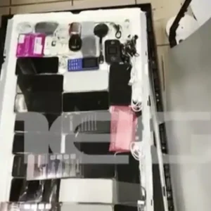 Προσπάθησαν να περάσουν στις φυλακές Μαλανδρίνου τηλεόραση γεμάτη κινητά τηλέφωνα και ηλεκτρικές συσκευές