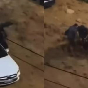 Δραματική διάσωση γυναίκας στην Άνω Γλυφάδα: Την τράβηξαν τελευταία στιγμή από τα ορμητικά νερά