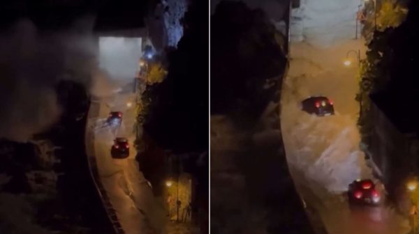 Ιταλία: Σφοδρή κακοκαιρία έπληξε την περιοχή Σκύλλα – Βίντεο με τεράστια κύματα να «καταπίνουν» αυτοκίνητα