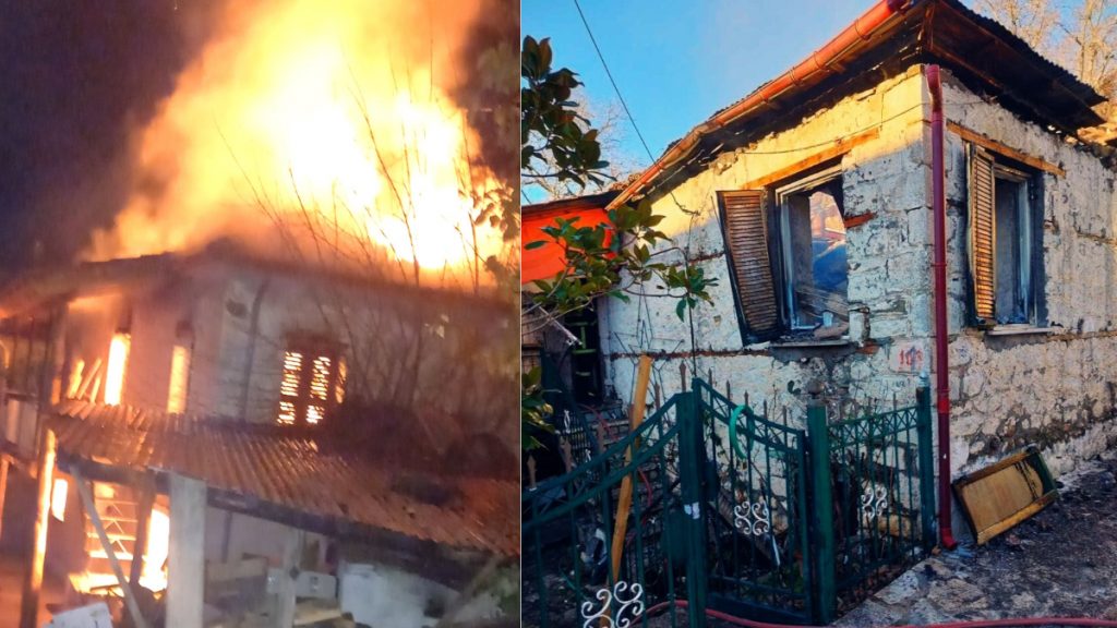 Νέα πυρκαγιά σε κλειστό σπίτι στο Μαυρολιθάρι Φωκίδας