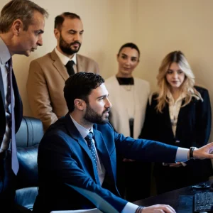 Σε δικηγορικό γραφείο για την παρουσίαση του νέου ψηφιακού δικαστικού φακέλου ο Μητσοτάκης