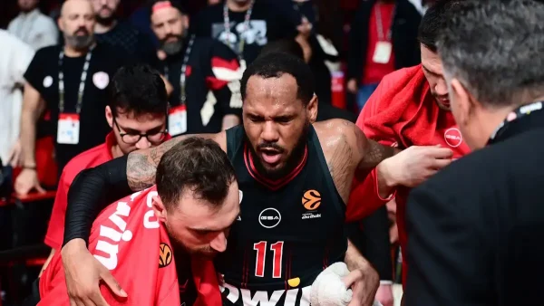 Ολυμπιακός: Ο Μόντε Μόρις υπέστη ρήξη πρόσθιας μοίρας έξω πλαγίου συνδέσμου, γλίτωσε το οστικό οίδημα