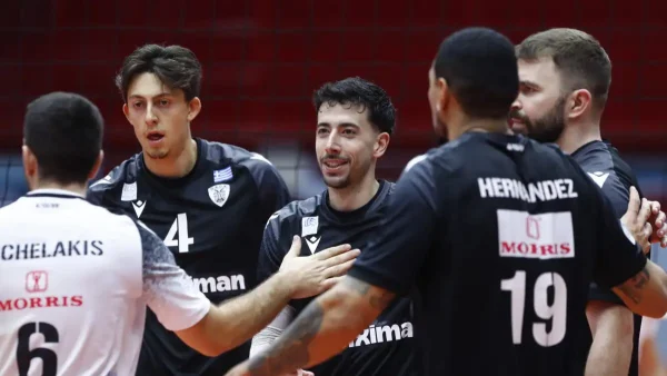 Ο ΠΑΟΚ με ανατροπή στην ανατροπή νίκησε 3-2 τον Ολυμπιακό για τη Volley League