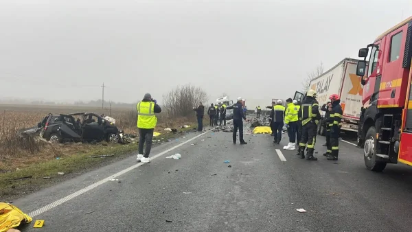 Συλλυπητήρια μηνύματα για το πολύνεκρο τροχαίο δυστύχημα στη Ρουμανία