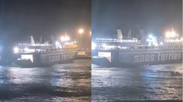 Ρόδος: Πλοίο έδωσε μάχη για να βγει από το λιμάνι λόγω της κακοκαιρίας