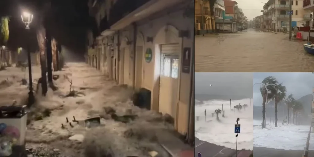 Σικελία: Σφοδρές πλημμύρες από τον κυκλώνα «Χάρι», «βούλιαξαν» πόλεις, γιγάντια κύματα - Απίστευτα βίντεο