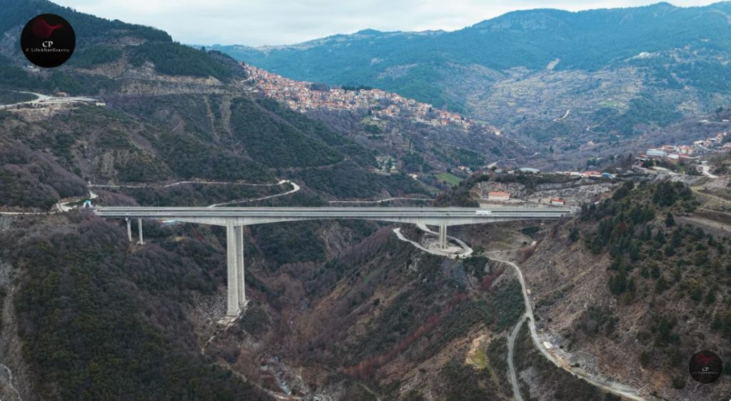 Η Υψηλότερη Γέφυρα με Πυλώνες στην Ελλάδα είναι στο Μέτσοβο