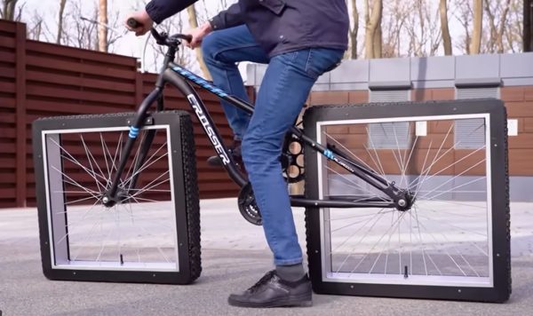 Αυτό είναι το πρώτο ποδήλατο με τετράγωνες ρόδες -Ποιος το φτιάχνει, πώς κινείται