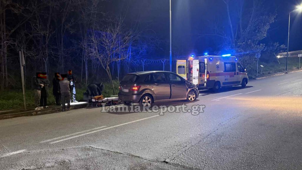 Τροχαίο στον περιφερειακό της Λαμίας με έναν τραυματία - Δείτε εικόνες