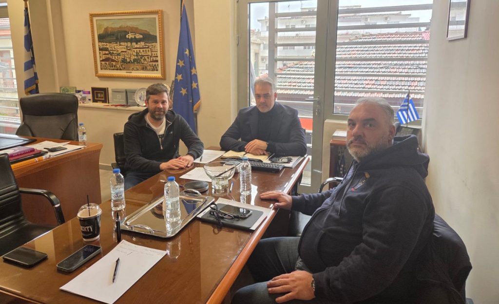 Συνάντηση Καρέλλη - Πρεμέτη στα γραφεία του Επιμελητηρίου Φθιώτιδας