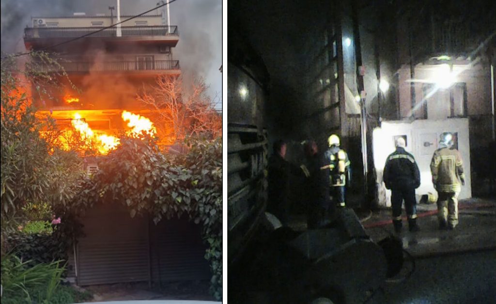 Μεγάλη πυρκαγιά σε βιοτεχνία κεριών στη Χαλκίδα - Απεγκλωβίστηκαν δύο γυναίκες