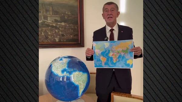 Viral o Τσέχος πρωθυπουργός: Aγόρασε υδρόγειο για να δει που βρίσκεται η... Γροιλανδία