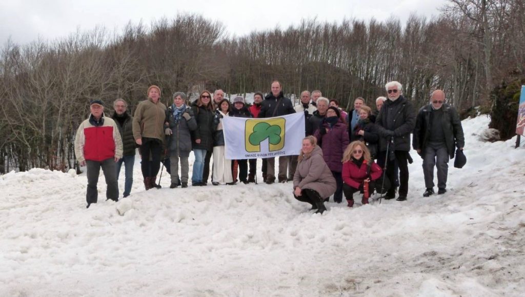 Εξόρμηση στο βουνό των Κενταύρων πραγματοποίησε ο Όμιλος Φίλων Δάσους Λαμίας