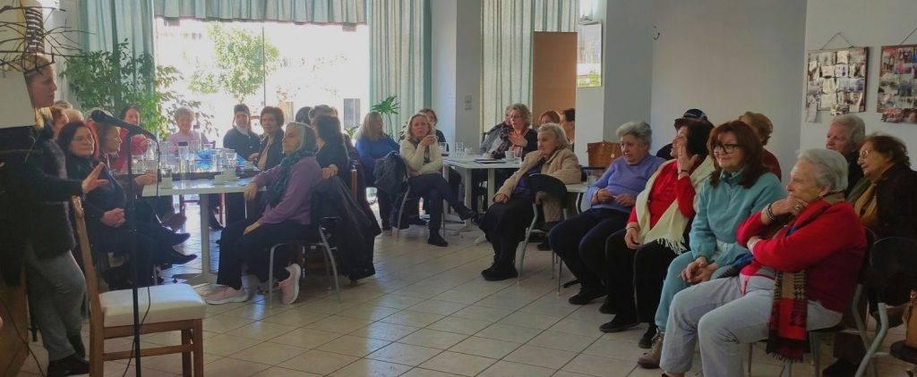 Ενημερωτική ομιλία για τον εμβολιασμό στο Δ΄ Κ.Α.Π.Η. του Δήμου Λαμιέων