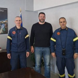 Συνάντηση του Δημάρχου Καρπενησίου με τον νέο Διοικητή Π.Υ. Ευρυτανίας