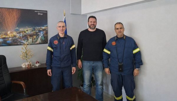 Συνάντηση του Δημάρχου Καρπενησίου με τον νέο Διοικητή Π.Υ. Ευρυτανίας