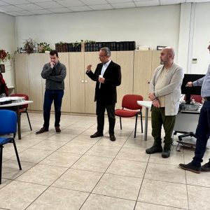 Επίσκεψη Σταϊκούρα στη ΔΟΥ Λαμίας