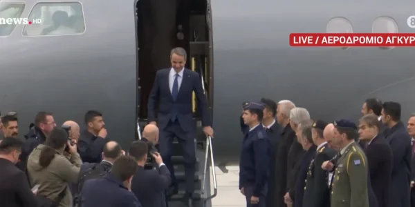 Έφθασε ο Μητσοτάκης στην Αγκυρα, σε λίγο η συνάντηση με Ερντογάν στο Λευκό Παλάτι