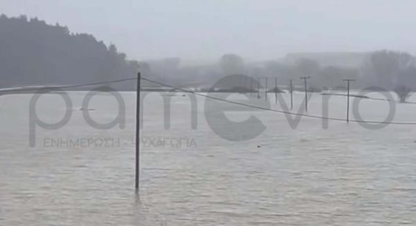Κακοκαιρία στον Έβρο: «Πνίγεται» το Σουφλί, κλειστός ο δρόμος προς τη Δαδιά