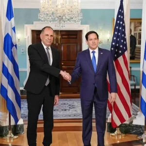 50 λεπτά η εφ’ όλης της ύλης συνάντηση Γεραπετρίτη – Ρούμπιο στον Λευκό Οίκο σε «πολύ καλό κλίμα»