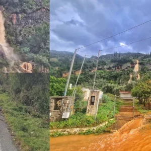 Κακοκαιρία στη Μεσσηνία: Πλημμύρες, κατολισθήσεις και δρόμοι κλειστοί - Πάνω από 70 τόνοι νερού ανά στρέμμα (ΦΩΤΟ - ΒΙΝΤΕΟ)