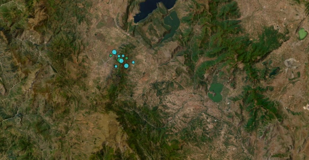 Μπαράζ σεισμών κοντά στην Καστοριά με επτά δονήσεις μέσα σε λίγες ώρες