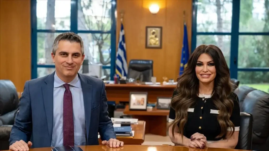 Κίμπερλι Γκιλφόιλ μετά τη συνάντηση με Χρίστο Δήμα: Οι μεταφορές είναι η ραχοκοκαλιά μίας ισχυρής οικονομίας