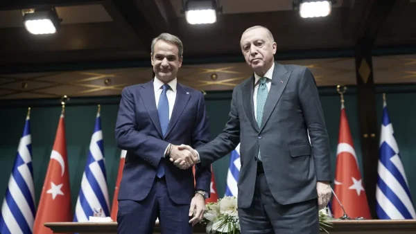 Κοινή δήλωση Μητσοτάκη και Ερντογάν: Στόχος τα 10 δισ. δολάρια σε διμερή εμπορικό όγκο έως το τέλος της δεκαετίας
