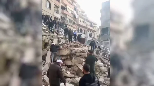 Λίβανος: Αρκετοί εγκλωβισμένοι και τραυματίες μετά από κατάρρευση πολυκατοικίας και εκδήλωση πυρκαγιάς