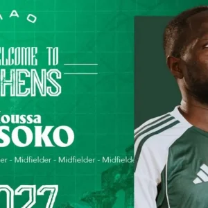 Ο Παναθηναϊκός ανακοίνωσε τη μετεγγραφή του Μούσα Σισοκό