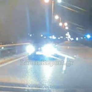 Χαμός στην εθνική οδό με μεθυσμένο οδηγό που οδηγούσε ανάποδα - Ερχόταν στη Λαμία όπου είχε δικαστήριο γιατί είχε συλληφθεί να οδηγεί ξανά μεθυσμένος