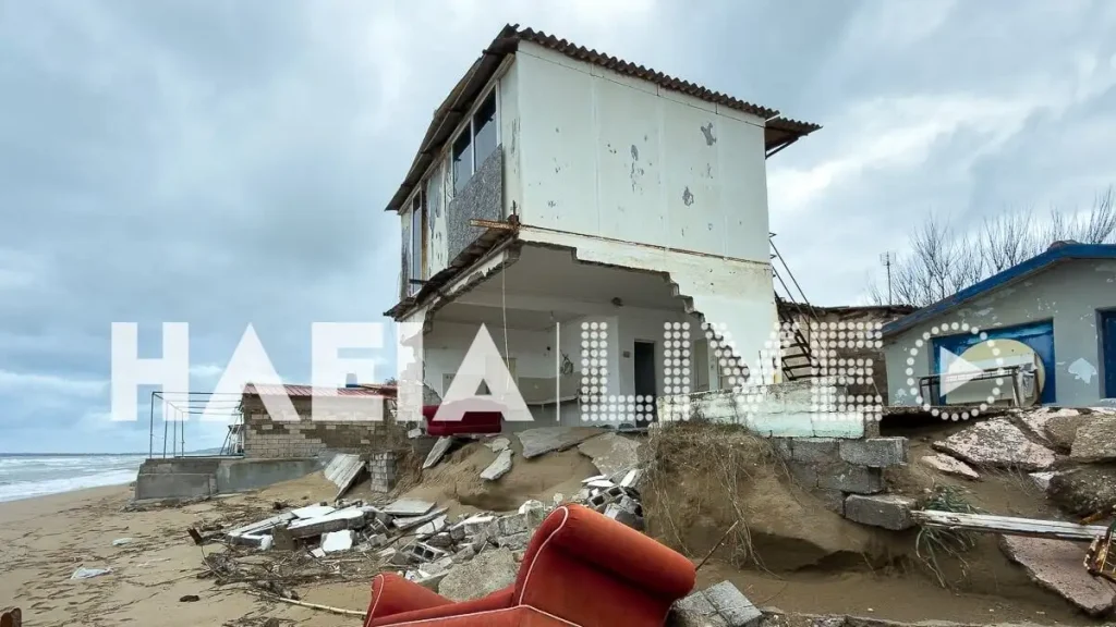 Κακοκαιρία: Ανεμοστρόβιλος ξερίζωσε στέγαστρα και έσπασε τζαμαρίες σε Πύργο και Ηλεία – Κατολισθήσεις σε Παλαιοκαστρίτσα και Πρέβεζα