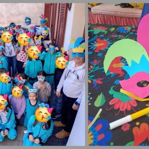 Λαμία: Εργαστήρι κατασκευής αποκριάτικης μάσκας από το Σώμα Ελληνικού Οδηγισμού