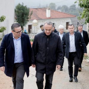 Επισκέφθηκε έργα στην Ανατολική Φθιώτιδα ο Χρήστος Σταϊκούρας