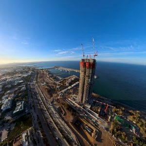 Riviera Tower: Ξεκίνησε η αντίστροφη μέτρηση καθώς απομένουν μόλις 10 όροφοι πριν την ολοκλήρωση - ΒΙΝΤΕΟ