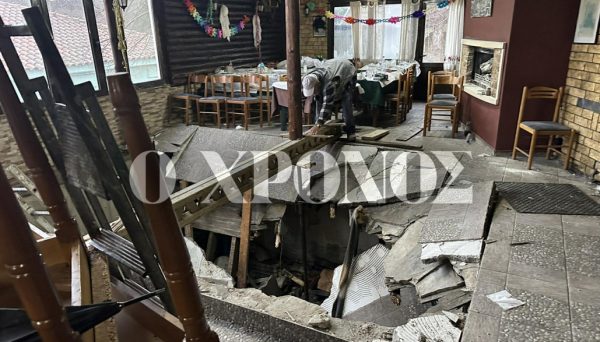 Ελεύθεροι οι ιδιοκτήτες της ταβέρνας στη Ροδόπη που κατέρρευσε το πάτωμα και τραυματίστηκαν εννέα πελάτες