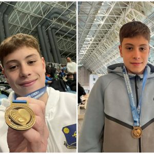 Διπλά χρυσός ο αθλητής Θεοχάρης Θεοχαρόπουλος του Νηρέα Λαμίας