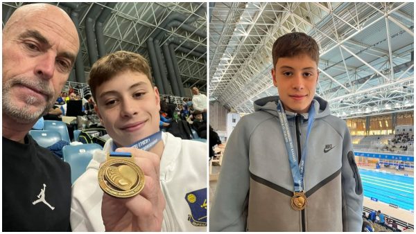 Διπλά χρυσός ο αθλητής Θεοχάρης Θεοχαρόπουλος του Νηρέα Λαμίας